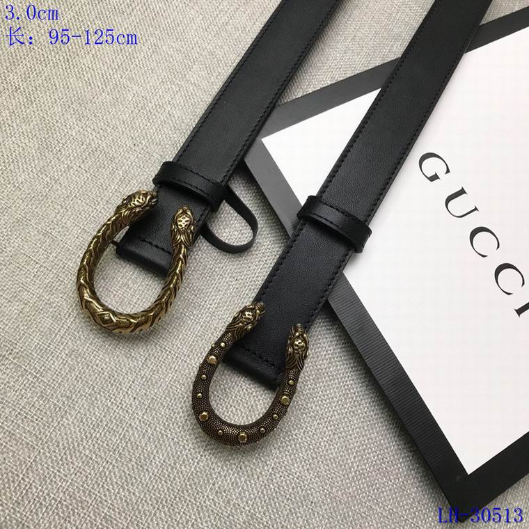 Gucci belt 30mm 95-125cm 8L13